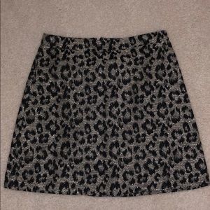 Cheetah print top shop skirt
